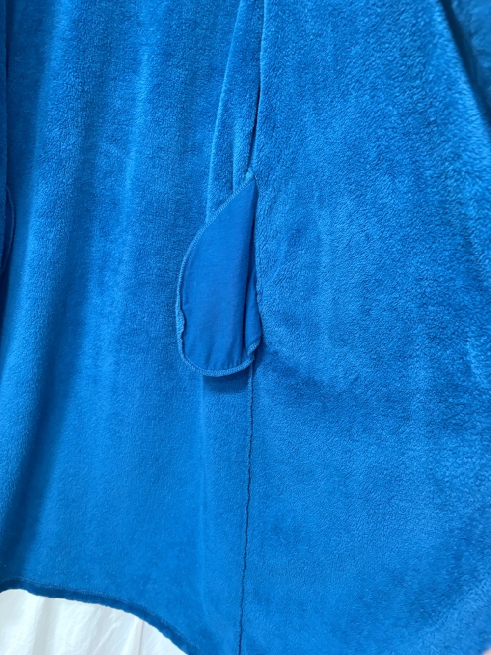 Midnight Teal Carole Hochman Plush Blue Robe bathrobe size M - Picture 6 of 6